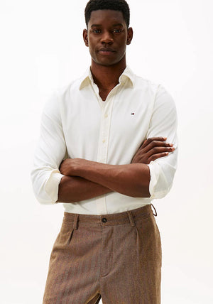 Tommy Hilfiger Flex Flannel Shirt, Ivory