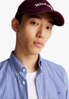 Tommy Hilfiger Flex Gingham Poplin Shirt, Wedge Blue