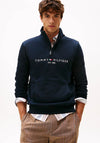 Tommy Hilfiger Flex Logo Half Zip Sweatshirt, Navy