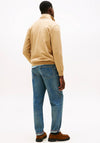Tommy Hilfiger Flex Logo Half Zip Sweatshirt, Beige
