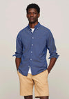 Tommy Hilfiger Flex Micro Print Shirt, Anchor Blue