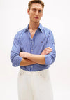 Tommy Hilfiger Flex Poplin Gingham Shirt, Wedge Blue