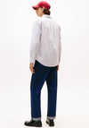 Tommy Hilfiger Flex Stripe Poplin Shirt, White & Black
