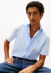 Tommy Hilfiger Flex Poplin Short Sleeve Shirt, Sweet Blue