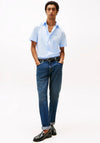 Tommy Hilfiger Flex Poplin Short Sleeve Shirt, Sweet Blue