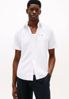 Tommy Hilfiger Flex Poplin Short Sleeve Shirt, White