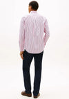 Tommy Hilfiger Flex Poplin Bold Stripe Shirt, Classic Pink