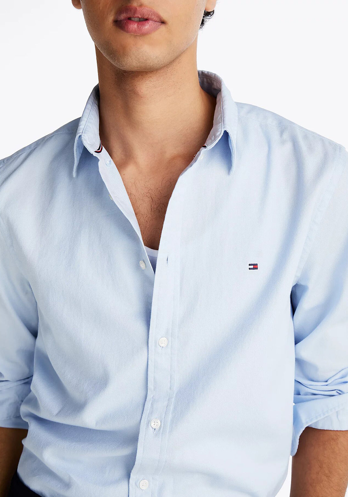 Tommy Hilfiger Flex Slim Fit Shirt, Breezy Blue