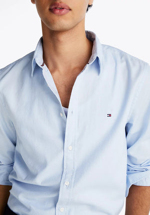 Tommy Hilfiger Flex Slim Fit Shirt, Breezy Blue