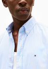 Tommy Hilfiger Flex Stripe Poplin Shirt, Sweet Blue