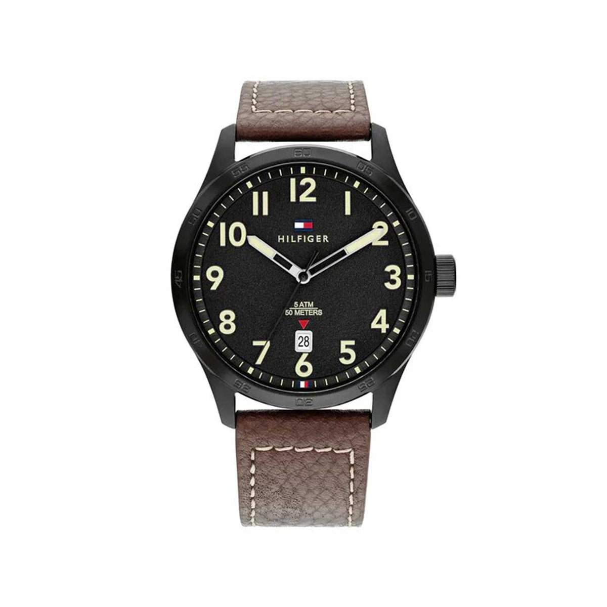 Tommy Hilfiger Men’s Forrest Watch, Brown & Black