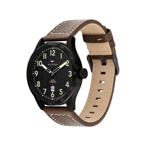 Tommy Hilfiger Men’s Forrest Watch, Brown & Black