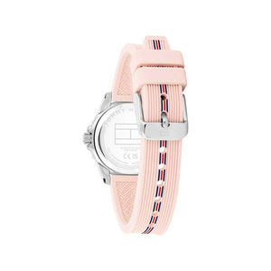 Tommy Hilfiger Girls Watch, Silver & Pink