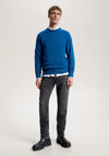 Tommy Hilfiger Heathered Knit Cashmere Sweater, Deep Indigo