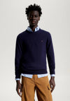 Tommy Hilfiger Crew Neck Cashmere Sweater, Navy