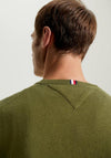 Tommy Hilfiger Heathered Knit Cashmere Sweater, Putting Green