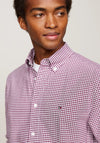 Tommy Hilfiger Gingham Oxford Shirt, Heritage Plum