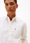 Tommy Hilfiger Heritage Oxford Pin Stripe Shirt, Ivory