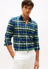 Tommy Hilfiger Hero Tartan Flannel Shirt, Ornamental Green