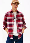 Tommy Hilfiger Hero Tartan Flannel Shirt, Regatta Red