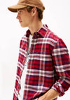 Tommy Hilfiger Hero Tartan Flannel Shirt, Regatta Red