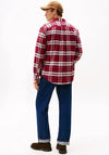 Tommy Hilfiger Hero Tartan Flannel Shirt, Regatta Red