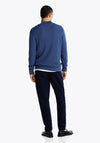Tommy Hilfiger Herringbone Knit Quarter Zip Sweater, Blue