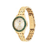 Tommy Hilfiger Ladies Jade Watch, Gold & Green