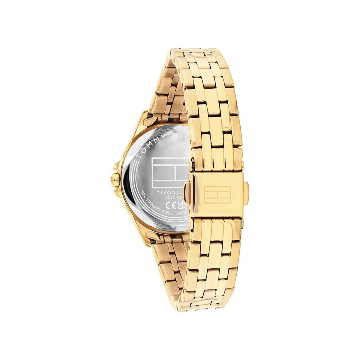 Tommy Hilfiger Ladies Jade Watch, Gold & Green