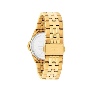 Tommy Hilfiger Ladies Jade Watch, Gold & Pink