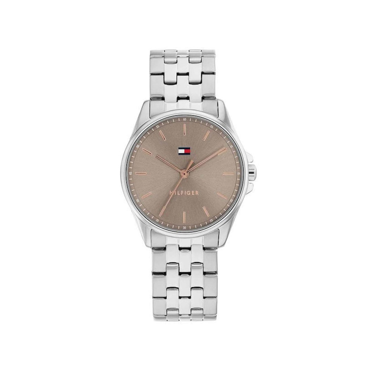 Tommy Hilfiger Jade Watch, Silver & Brown
