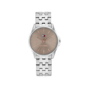 Tommy Hilfiger Jade Watch, Silver & Brown