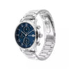 Tommy Hilfiger Men’s Kane Watch, Silver & Blue