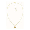 Tommy Hilfiger Ladies Circular Pendant Necklace, Gold
