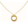 Tommy Hilfiger Ladies Circular Pendant Necklace, Gold