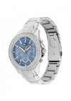 Tommy Hilfiger Ladies Haven Watch, Silver & Blue