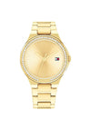 Tommy Hilfiger Ladies Juliette Crystal Watch, Gold