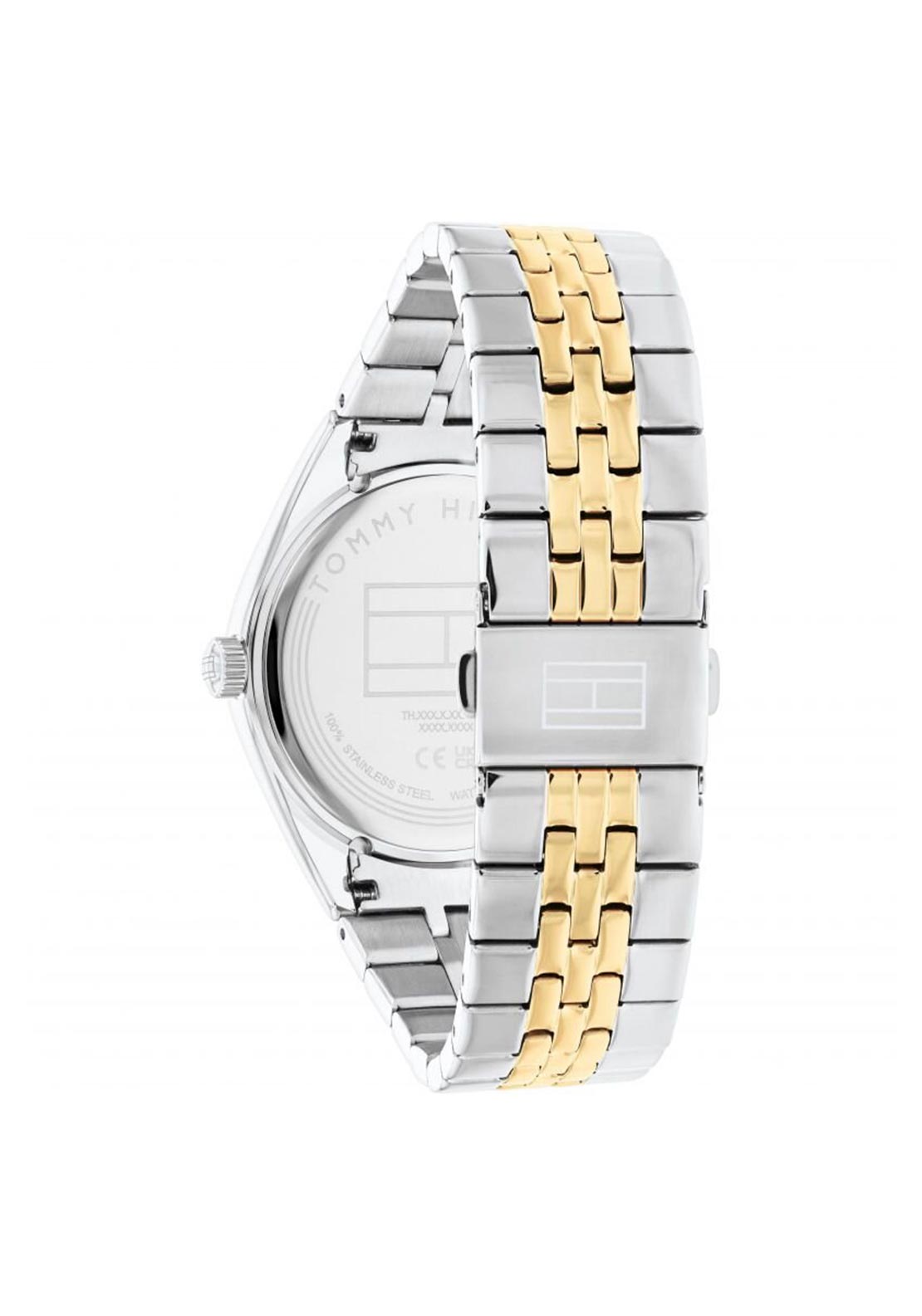Tommy Hilfiger Ladies Monica Watch, Silver & Black