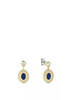 Tommy Hilfiger Ladies Pendant Earrings, Gold & Blue