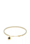 Tommy Hilfiger Ladies Pendant Tennis Bracelet, Gold