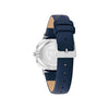 Tommy Hilfiger Ladies Pippa Navy Leather Strap Watch, Silver