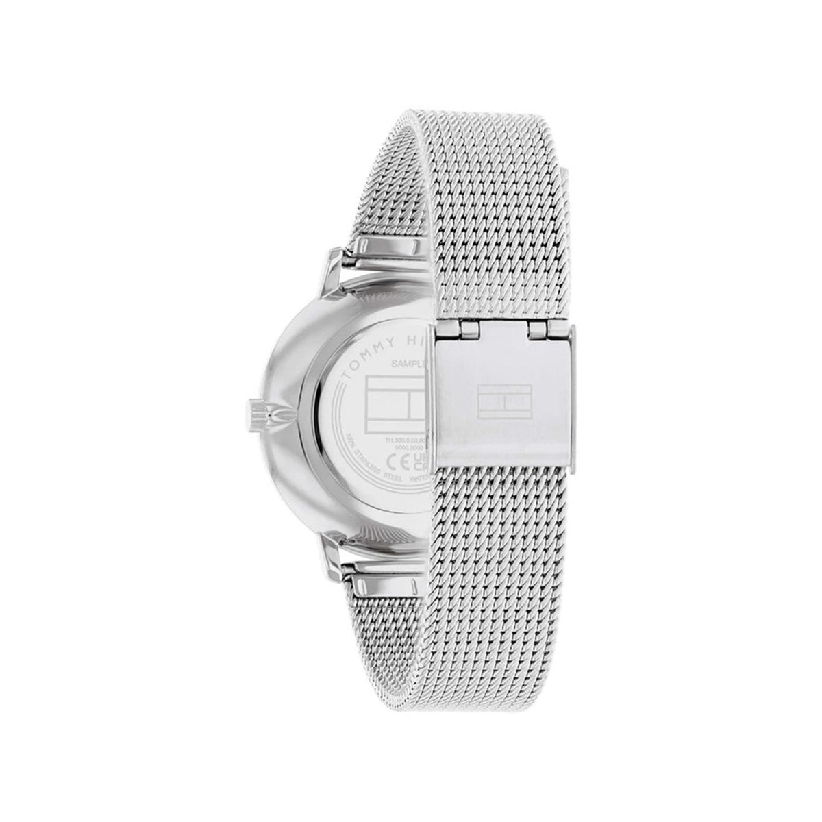 Tommy Hilfiger Ladies Pippa Watch, Silver & Green