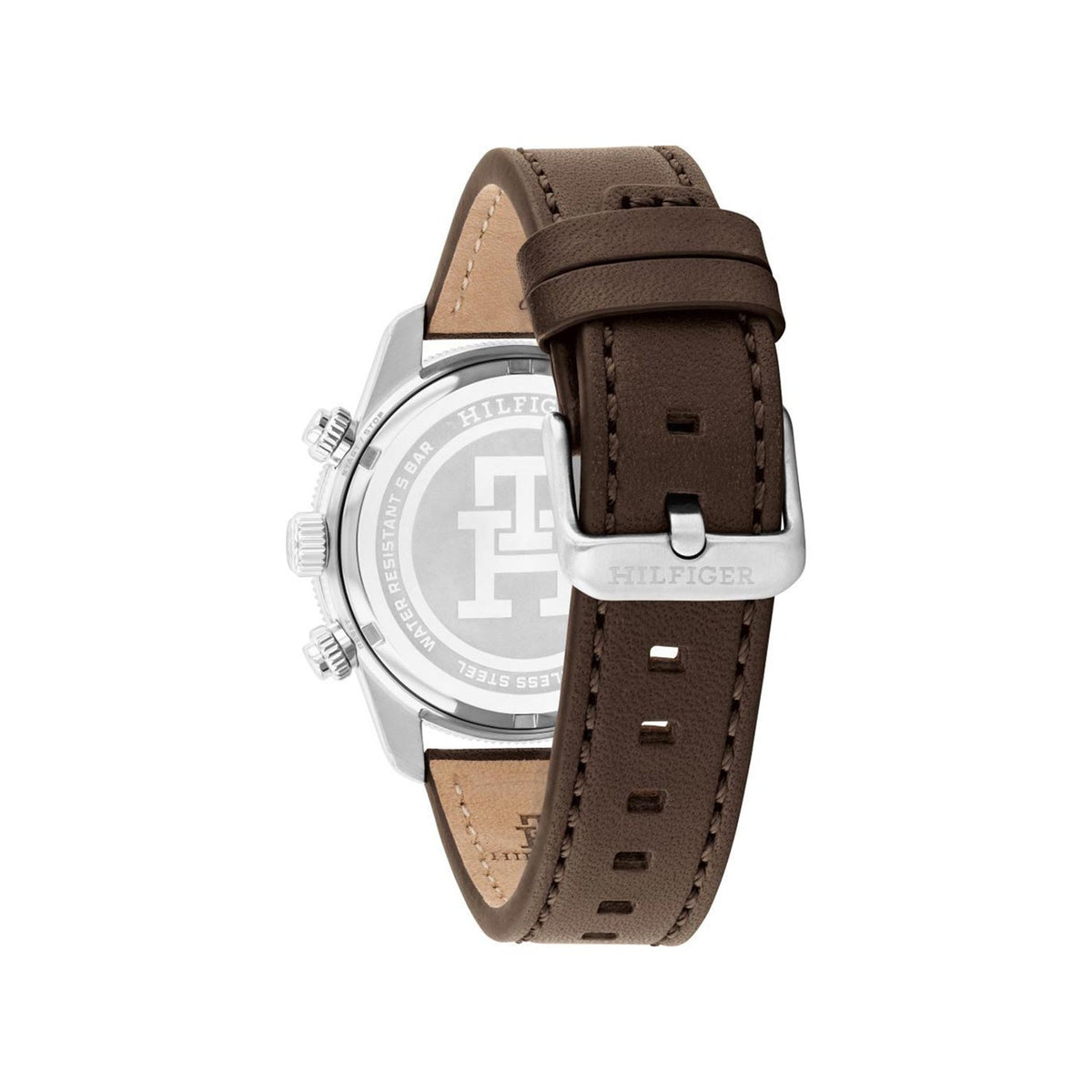 Tommy Hilfiger Leather Strap Watch, Navy