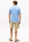 Tommy Hilfiger Lightweight Short Sleeve Oxford Shirt, Blue
