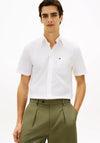 Tommy Hilfiger Lightweight Short Sleeve Oxford Shirt, White