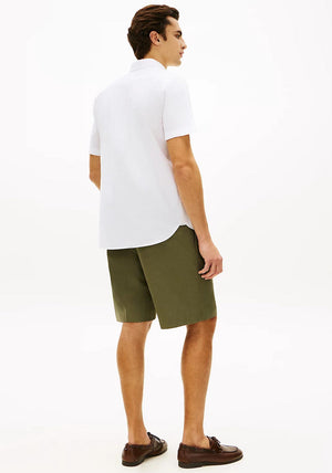 Tommy Hilfiger Lightweight Short Sleeve Oxford Shirt, White