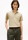Tommy Hilfiger Liquid Cotton Polo Shirt, Dark Beige