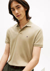 Tommy Hilfiger Liquid Cotton Polo Shirt, Dark Beige