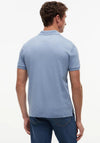 Tommy Hilfiger Liquid Cotton Polo Shirt, Heathered Blue