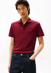 Tommy Hilfiger Liquid Cotton Polo Shirt, Deep Rouge